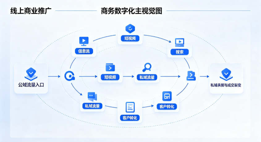祁东县线上商业推广怎么做？全域流量闭环搭建与低成本转化实战指南